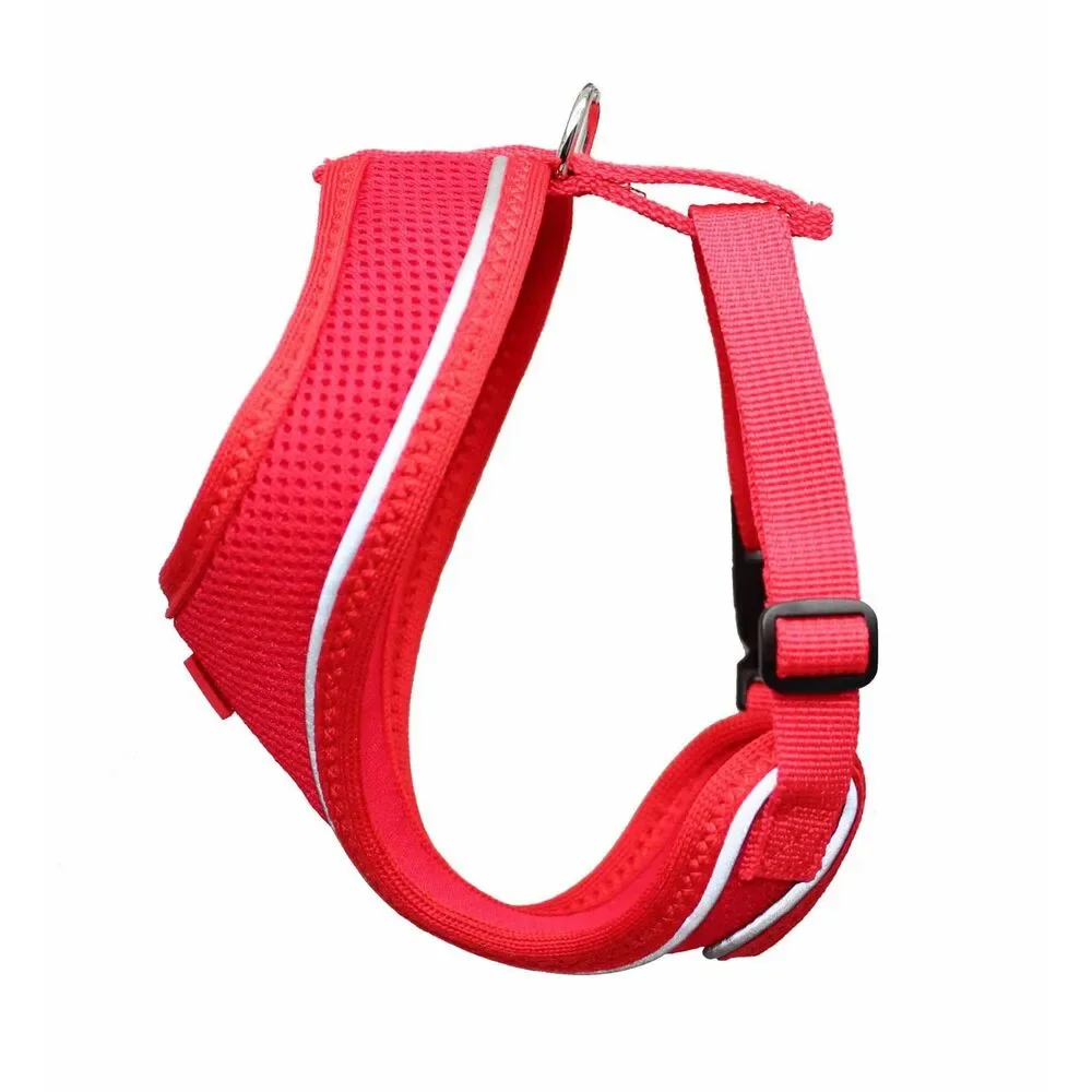 Ultra Comfort Reflective Pet Mesh Harness Vest Red